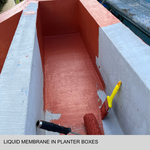 SEMCO liquid waterproofing membrane for planter boxes